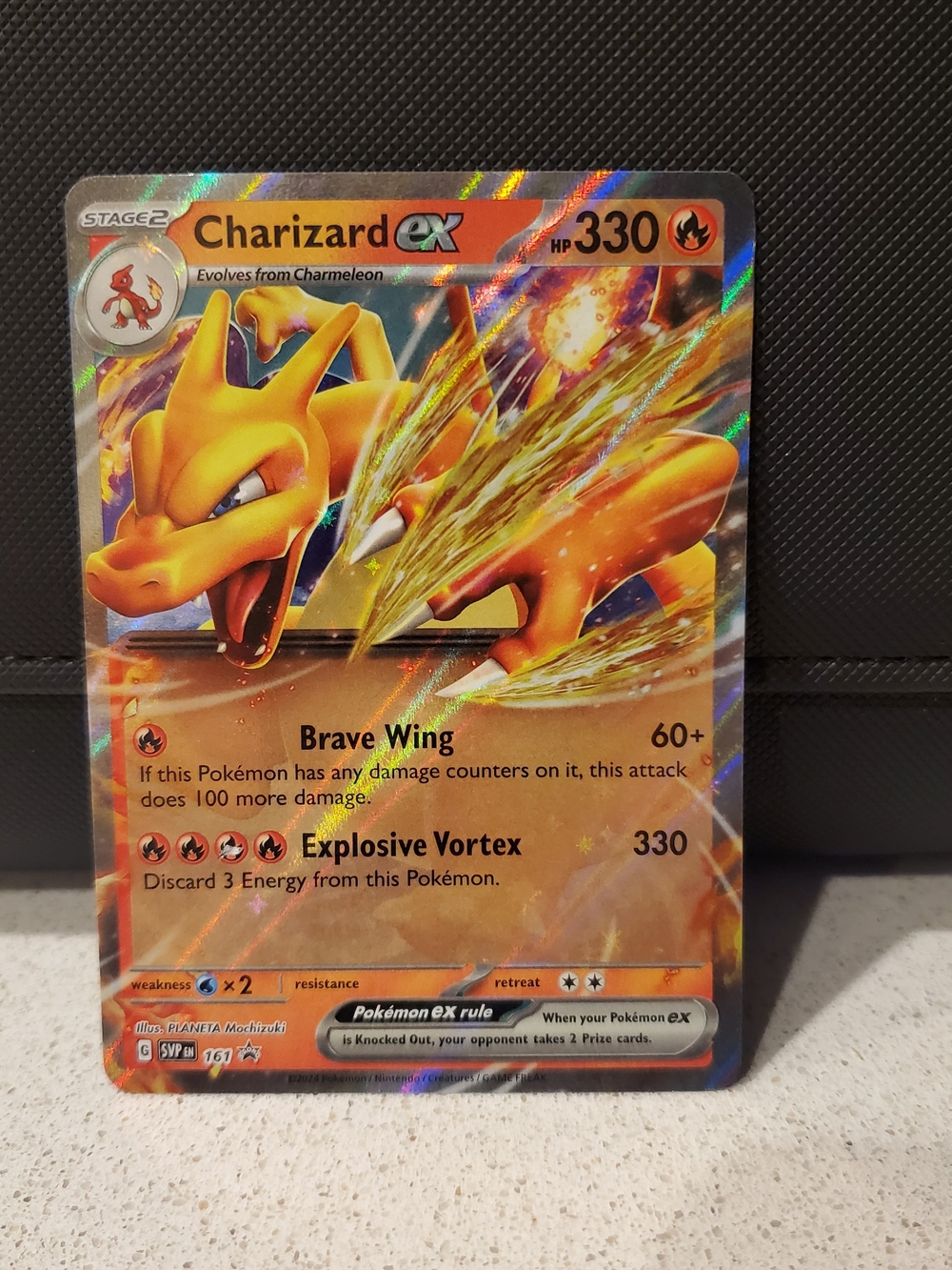 Pokemon Charizard ex Holo